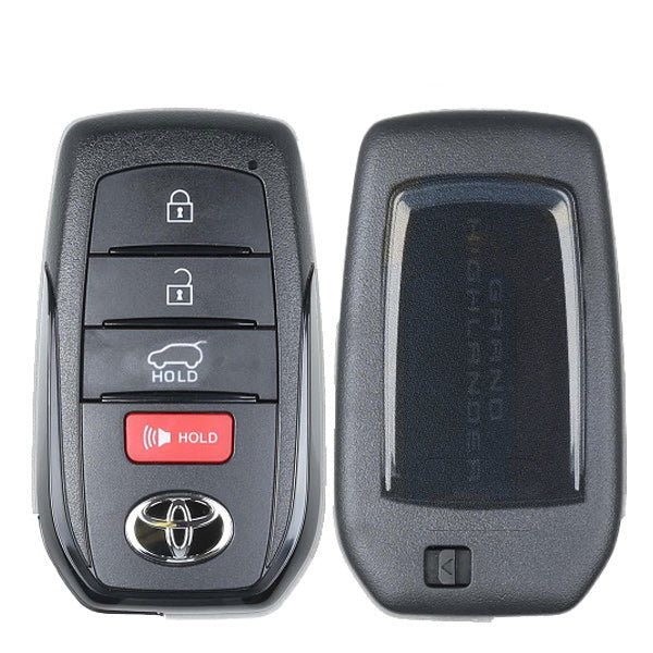 2024-2025 Toyota Grand Highlander / 4-Button Smart Key / PN: 8990H-0E330 / HYQ14FBX / 8A CHIP / OEM NEW 2024-2025 Toyota Grand Highlander / 4-Button Smart Key / PN: 8990H-0E330 / HYQ14FBX / 8A CHIP / OEM NEW